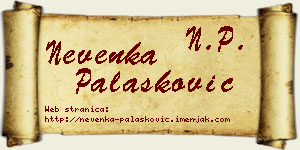 Nevenka Palasković vizit kartica